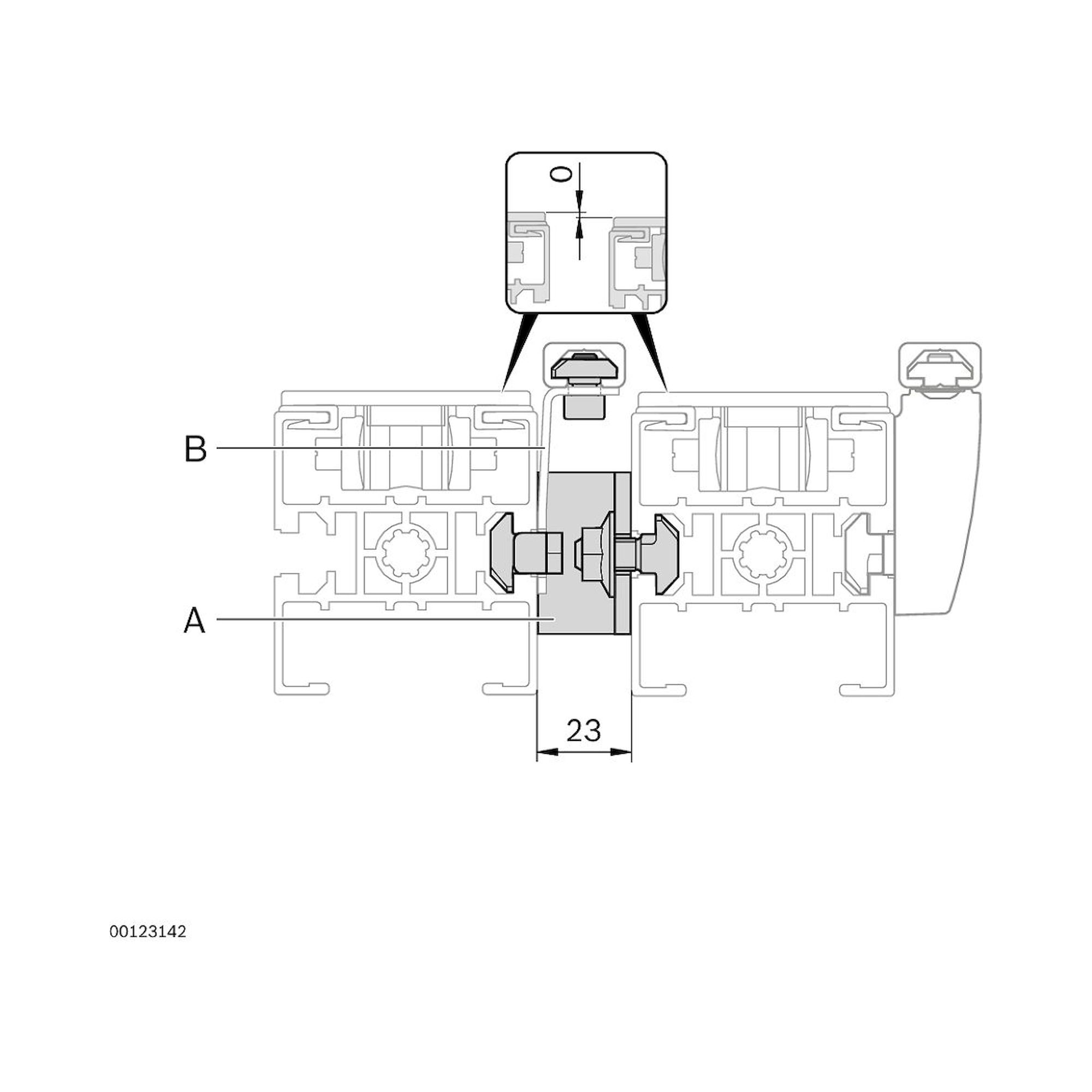 Bosch Rexroth 3842532980. Halter, KPL.VF