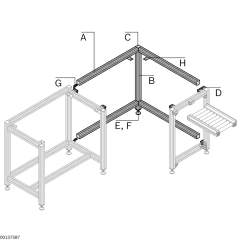 Bosch Rexroth 3842521677. Plattenhalter, 8X50X100 Set(2)