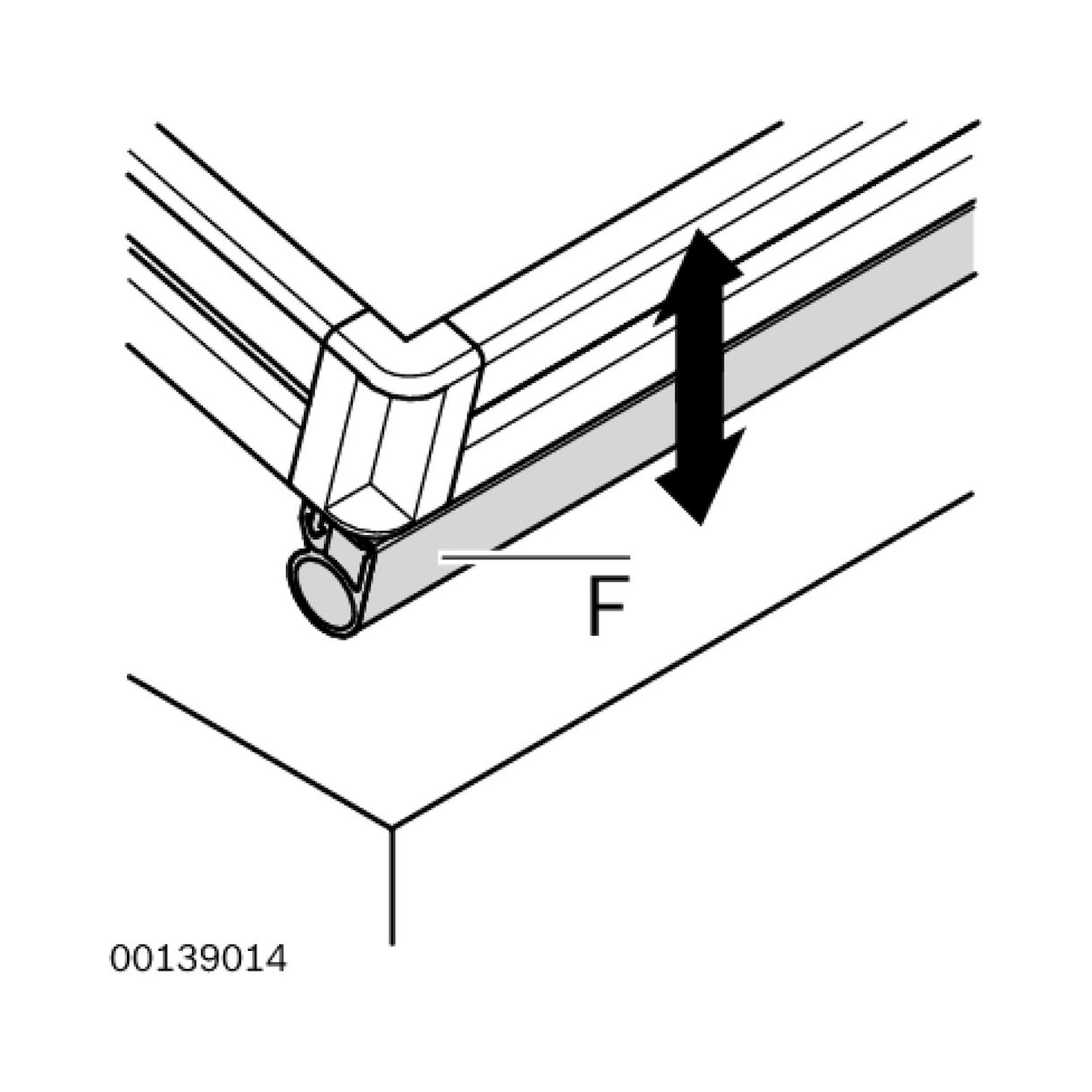 Bosch Rexroth 3842540129. Schaltleiste, SAFETY PROFILE 2M