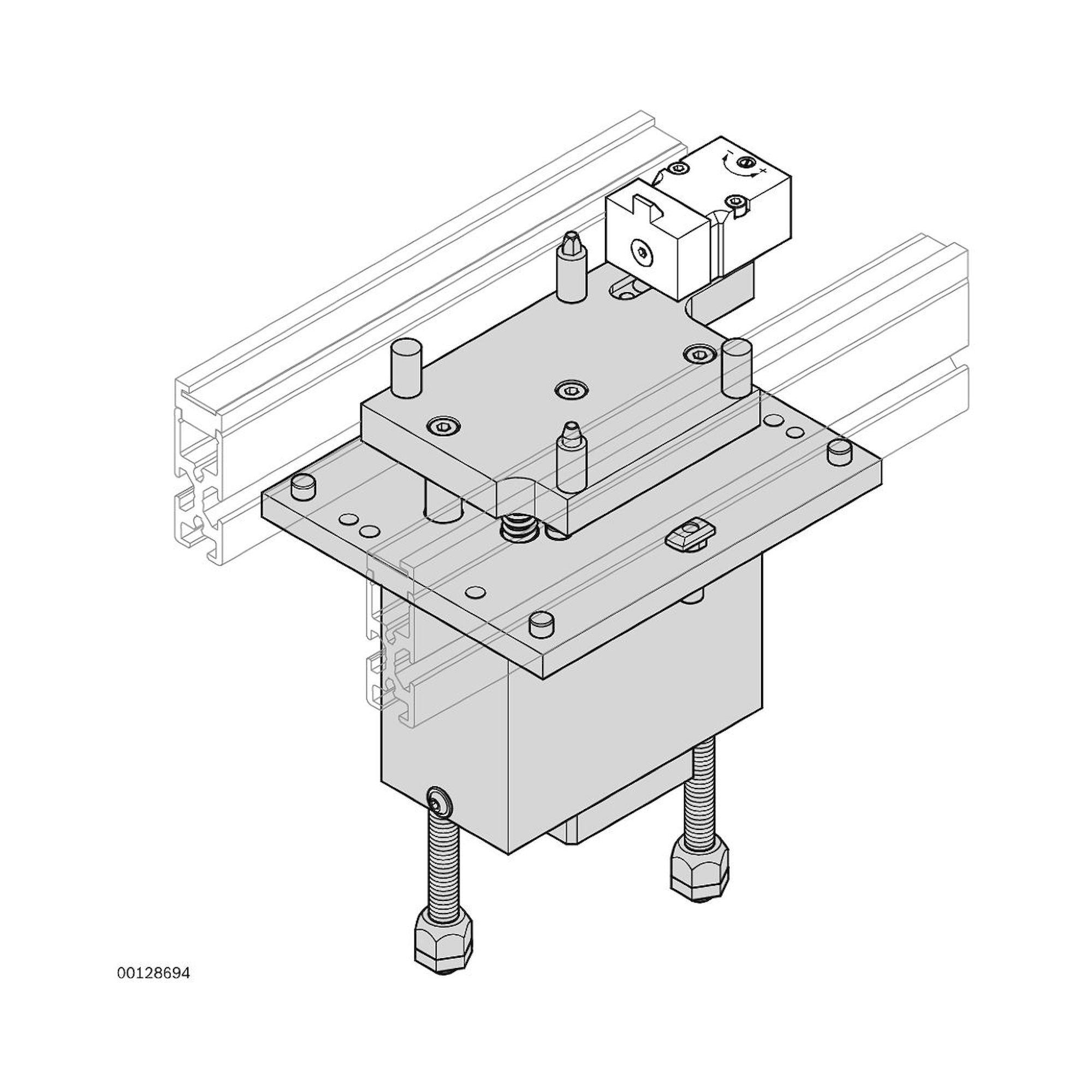 Bosch Rexroth 3842998494. Hub-U.Positioniereinheit, HP1 HUB 15mm MITTELST