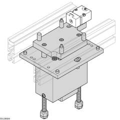 Bosch Rexroth 3842998494. Lift positioning unit HP 1/P h=15mm