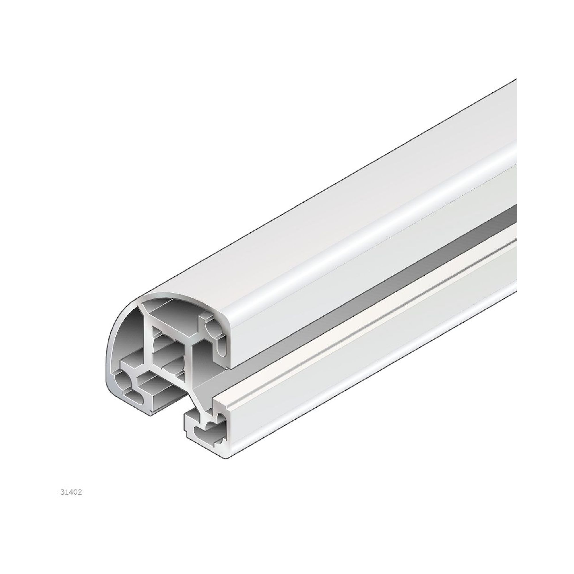 Bosch Rexroth 3842529359. Strebenprofil, 40X40LR 20X6070mm