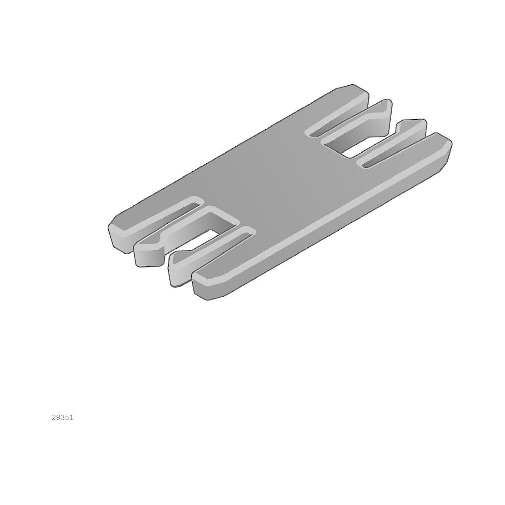 Bosch Rexroth 3842552240. Verbindungselement, CABLE DUCT grey