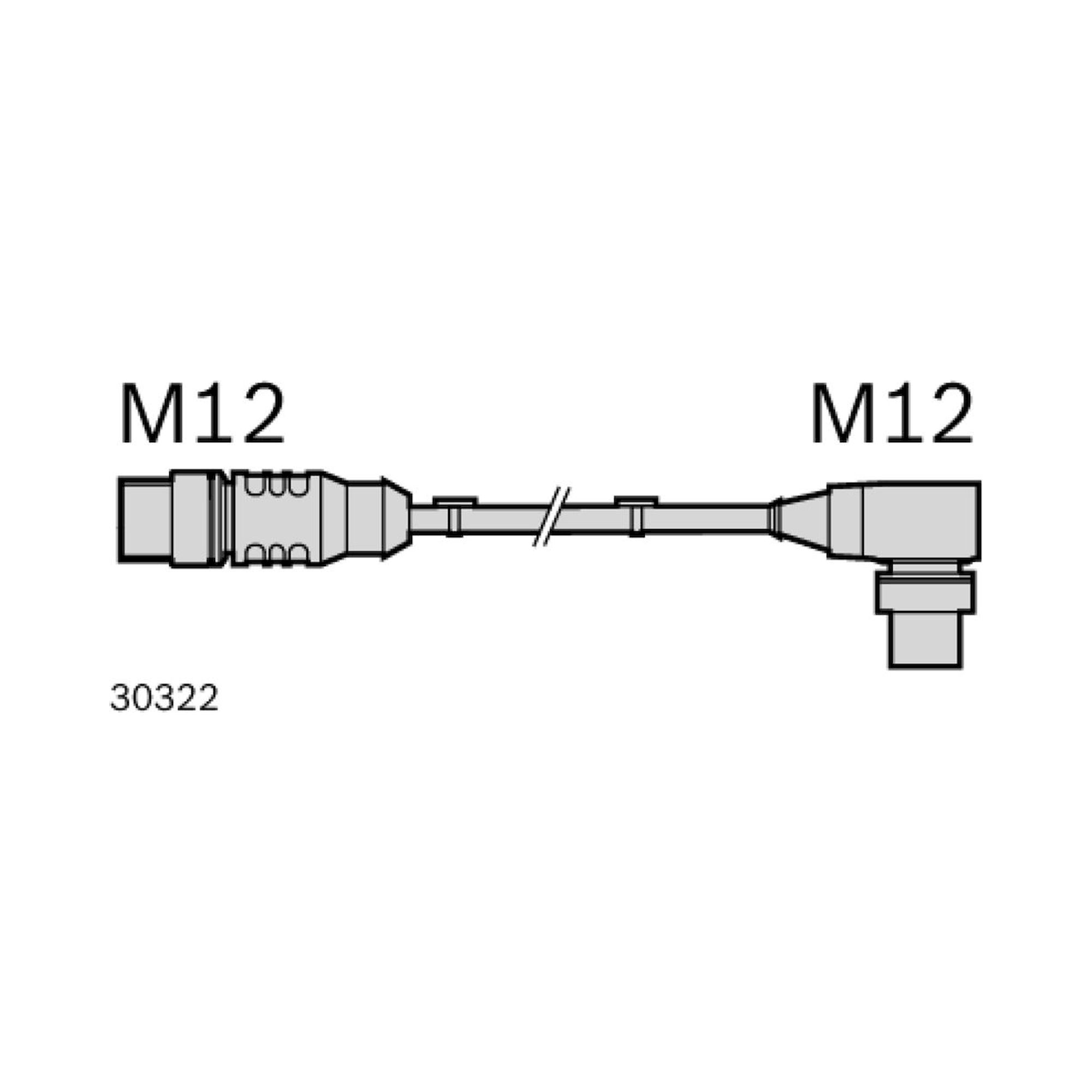 Bosch Rexroth 3842406171. Verbindungsleitung, ID15 AS-I M12G/M12W