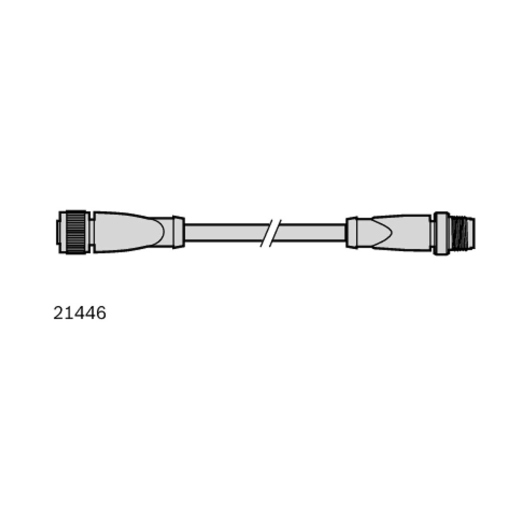 Bosch Rexroth 3842410115. Datenkabel, ID 200/K-ETH M12-10M