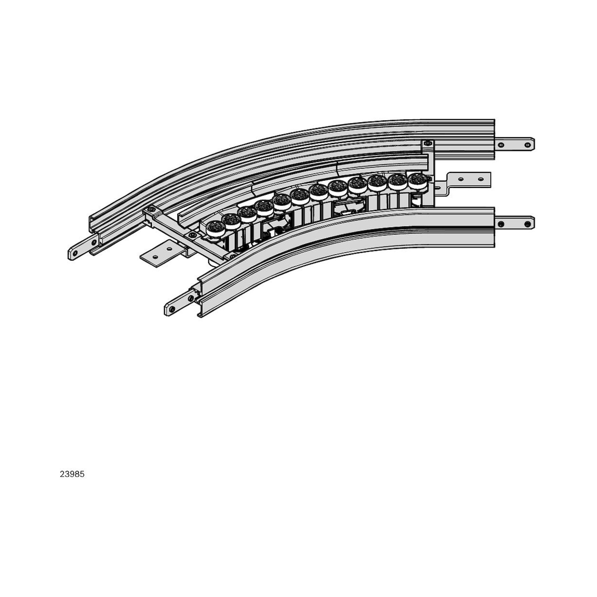 Bosch Rexroth 3842547070. Kurve, 320+ HOR AL 90° R500