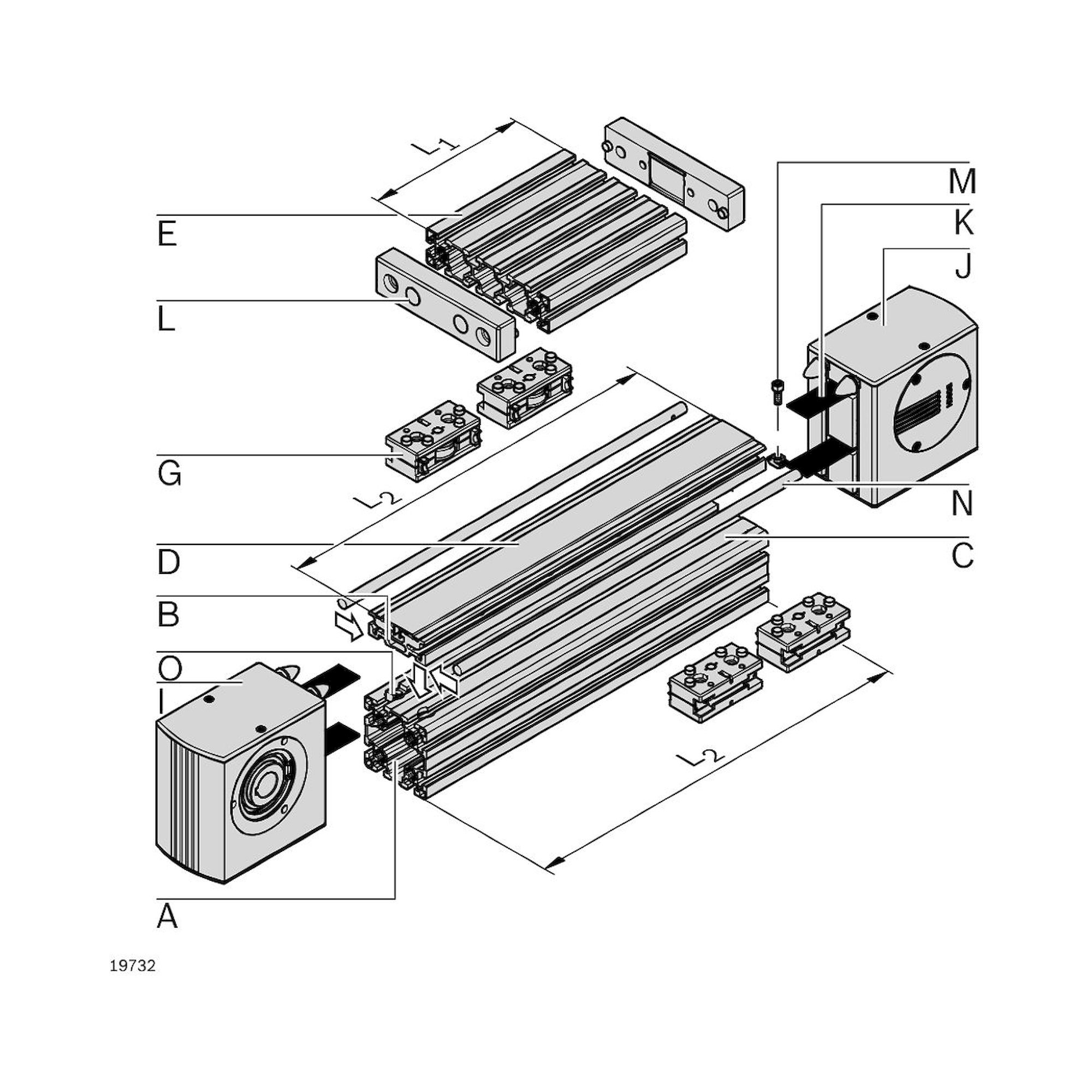 Bosch Rexroth 3842526412. Antriebskopf, LF12S