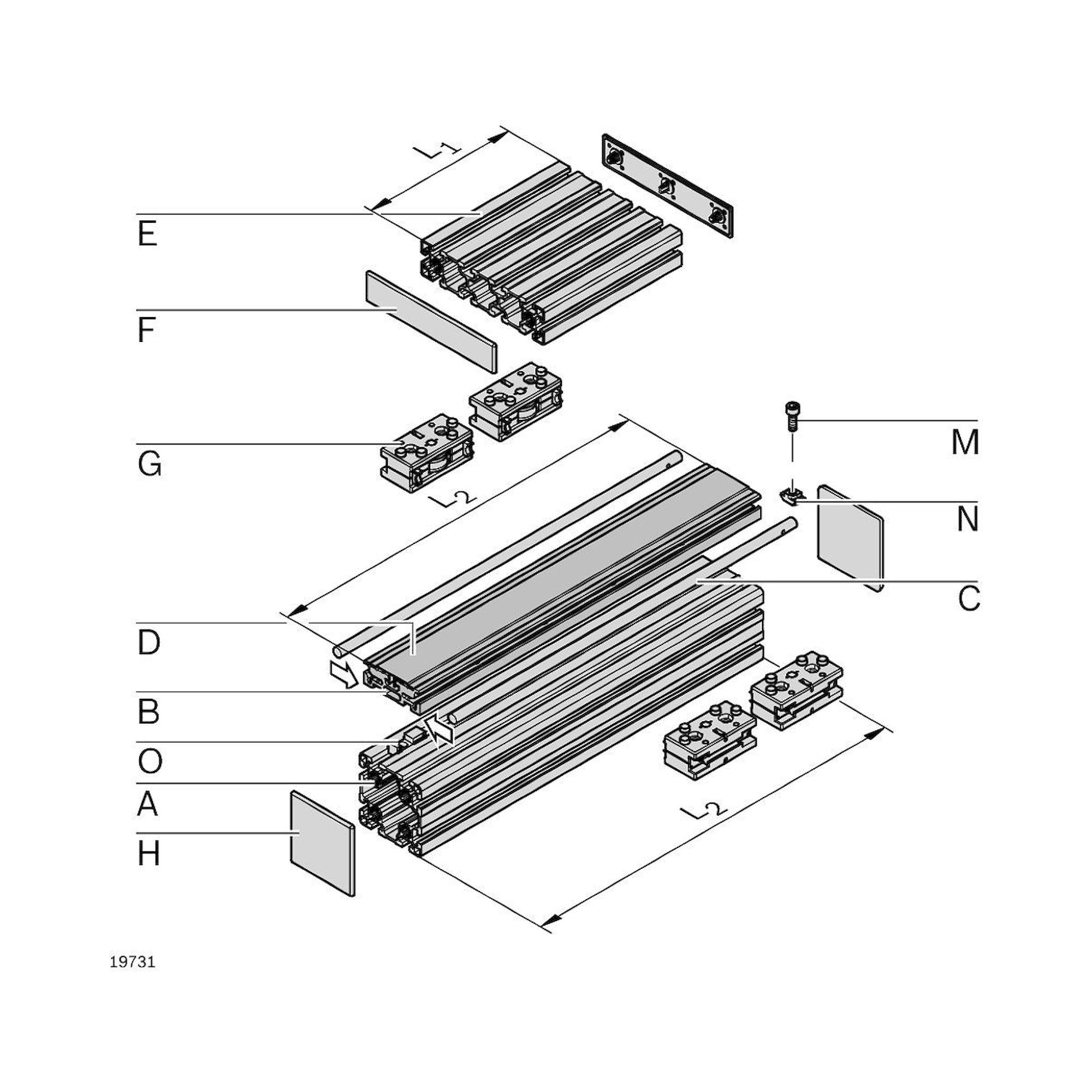 Bosch Rexroth 3842535664. Traglager, LF12S/C