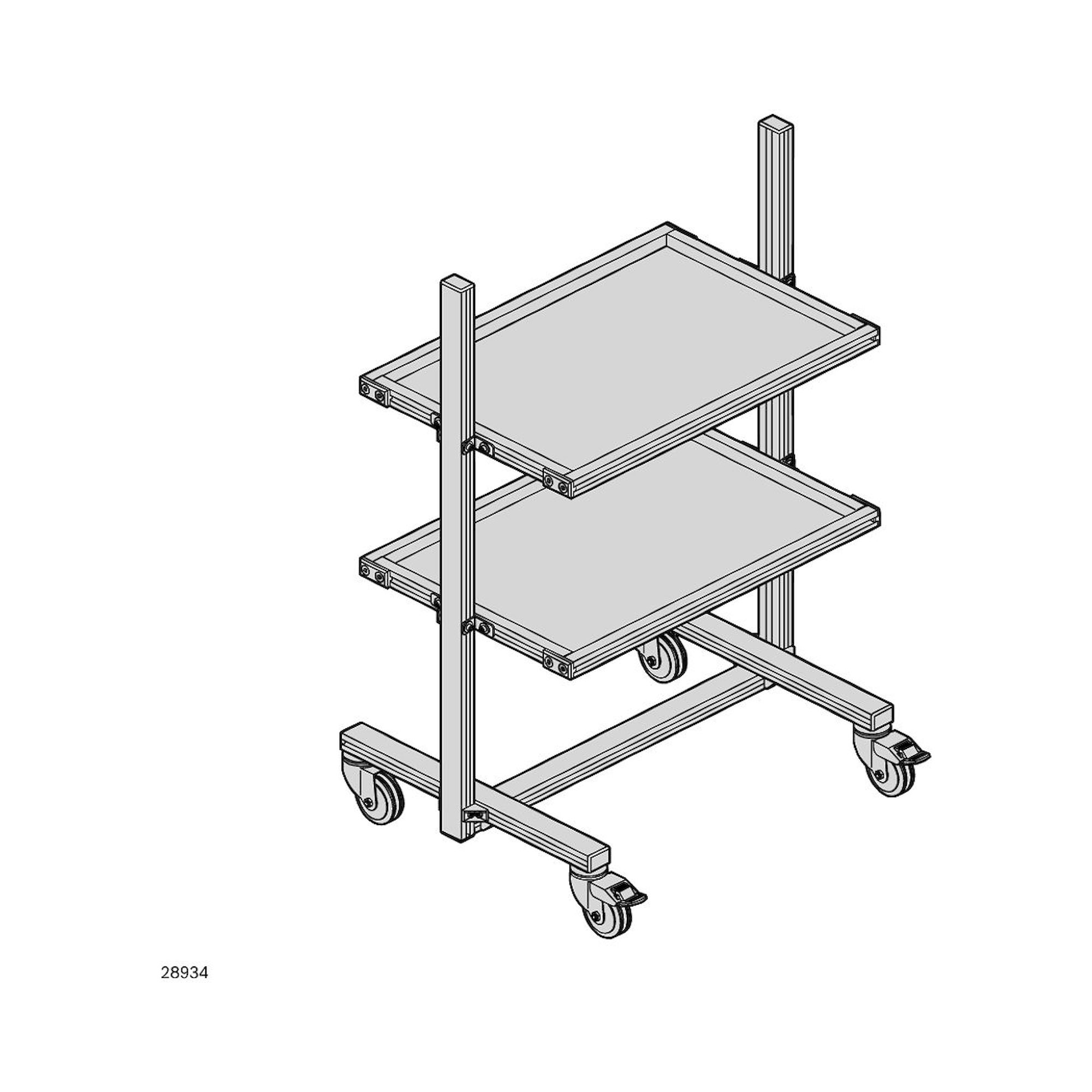 Bosch Rexroth 3842518121. Materialwagen, MW-ECO RB-2 ESD