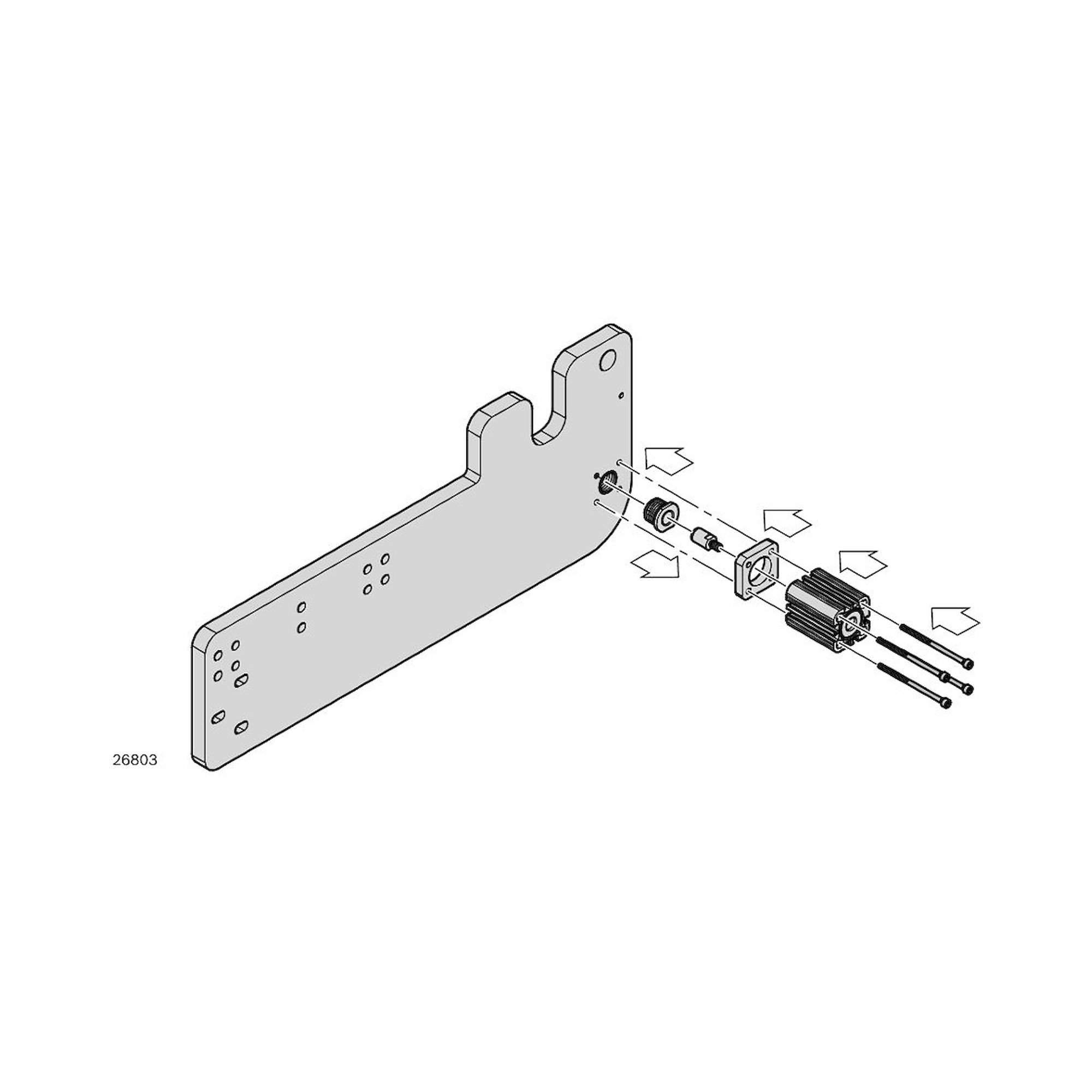 Bosch Rexroth 3842549509. Pneumatik-Bausatz, LG 2/H