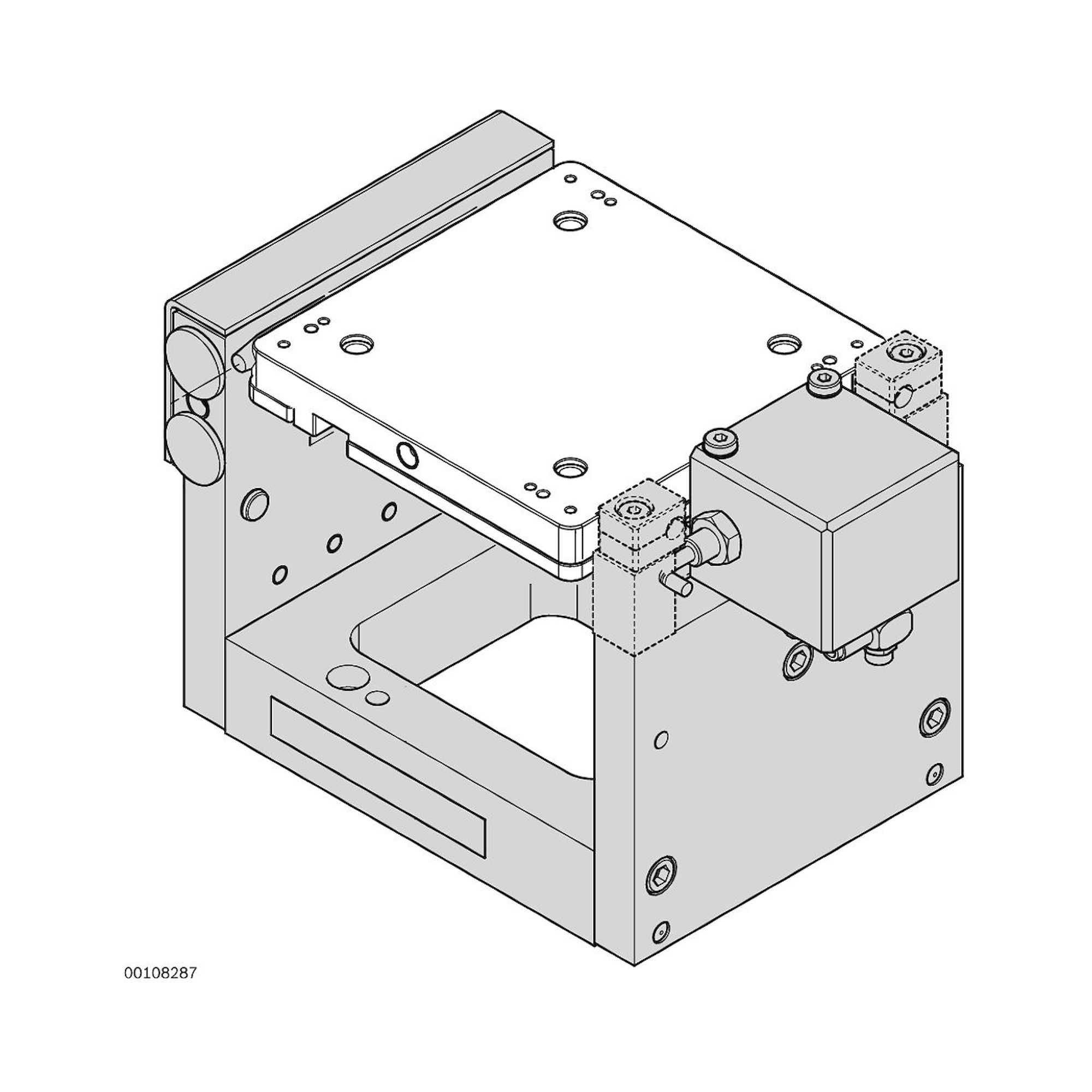 Positioniereinheit PE 1/P für WT 1/P, ESD, Wiederholgenauigkeit ± 0,015 mm - Bosch Rexroth 3842998963