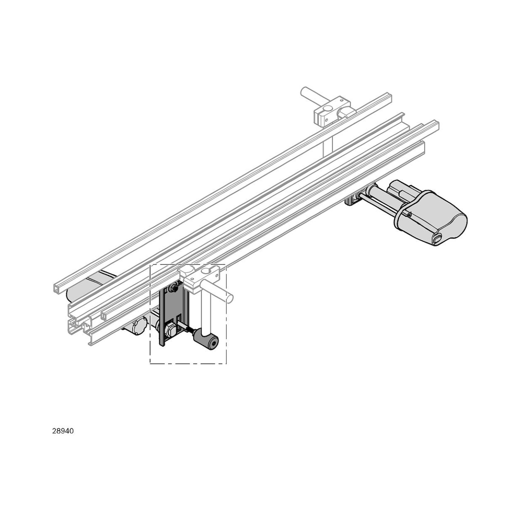 Bosch Rexroth 3842547707. Verstelleinheit, VF+ LATERAL GUIDE