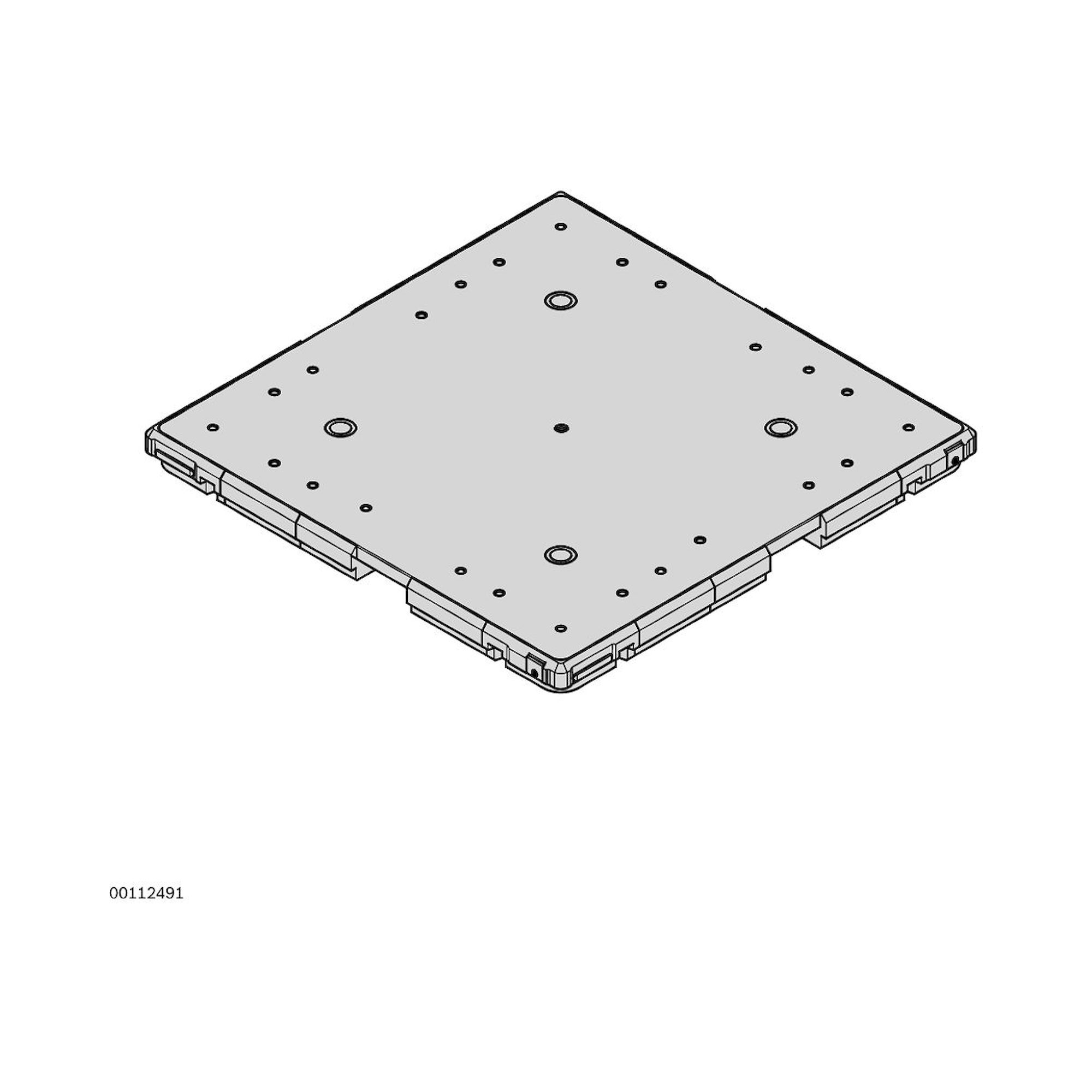Bosch Rexroth 3842998069. Werkstückträger, WT 4 D=19.05 Platte