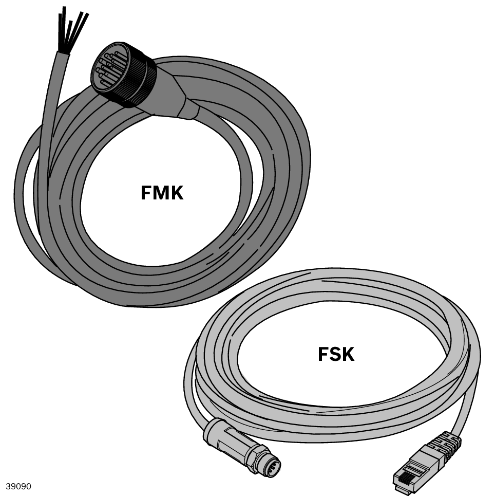 Bosch Rexroth 3842562401. Motor cable FMK M23 FG8 E10 CPL.
