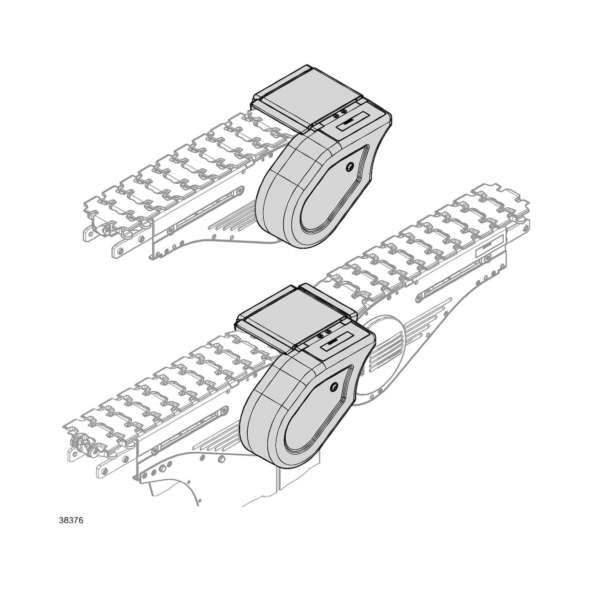 Bosch Rexroth 3842558005. Verbindungssatz VF+ 120 Bridge Belt R
