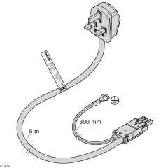 Bosch Rexroth 3842564086. Mains cable GB HD-GST+PE