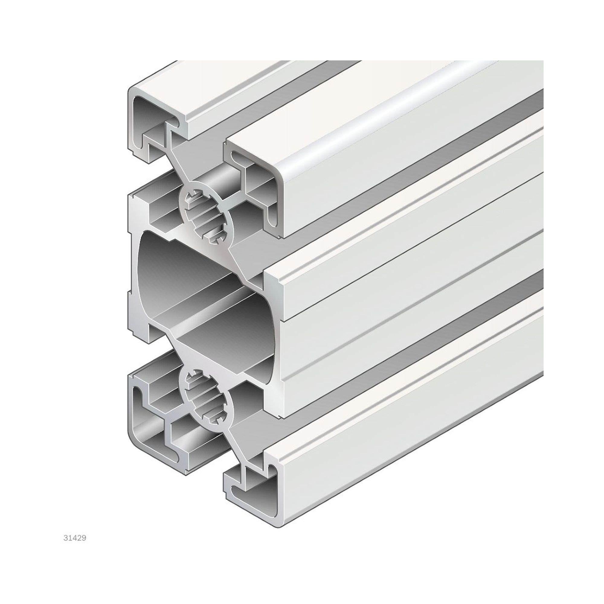Bosch Rexroth 3842553612. Strebenprofil, 45X90L 12X6070mm