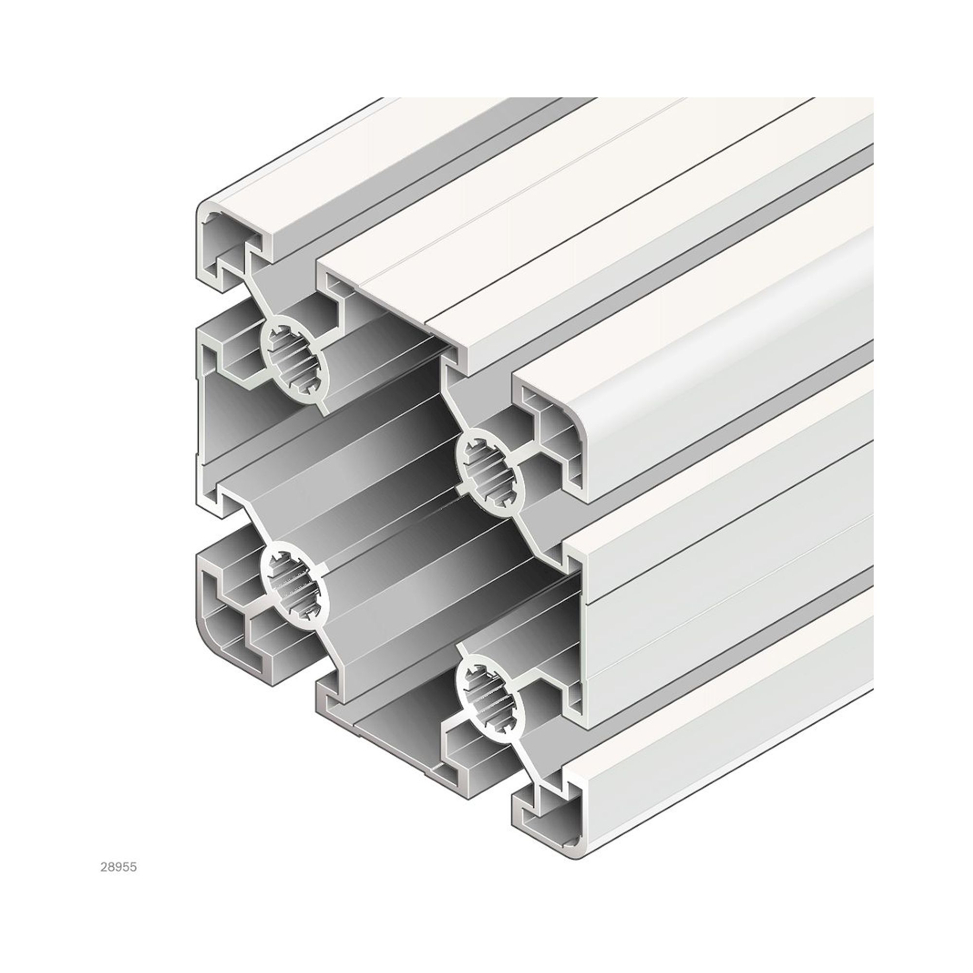 Bosch Rexroth 3842537100. Strebenprofil, 90X90SL 6X6070mm