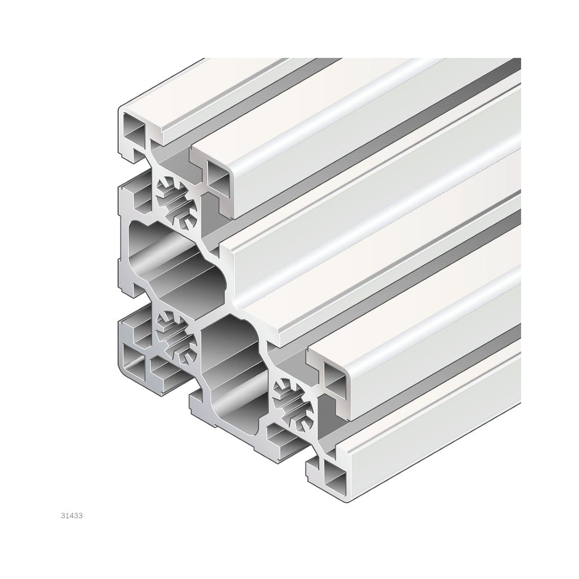 Bosch Rexroth 3842537823. Strebenprofil, 45X90X90L 8X6070mm