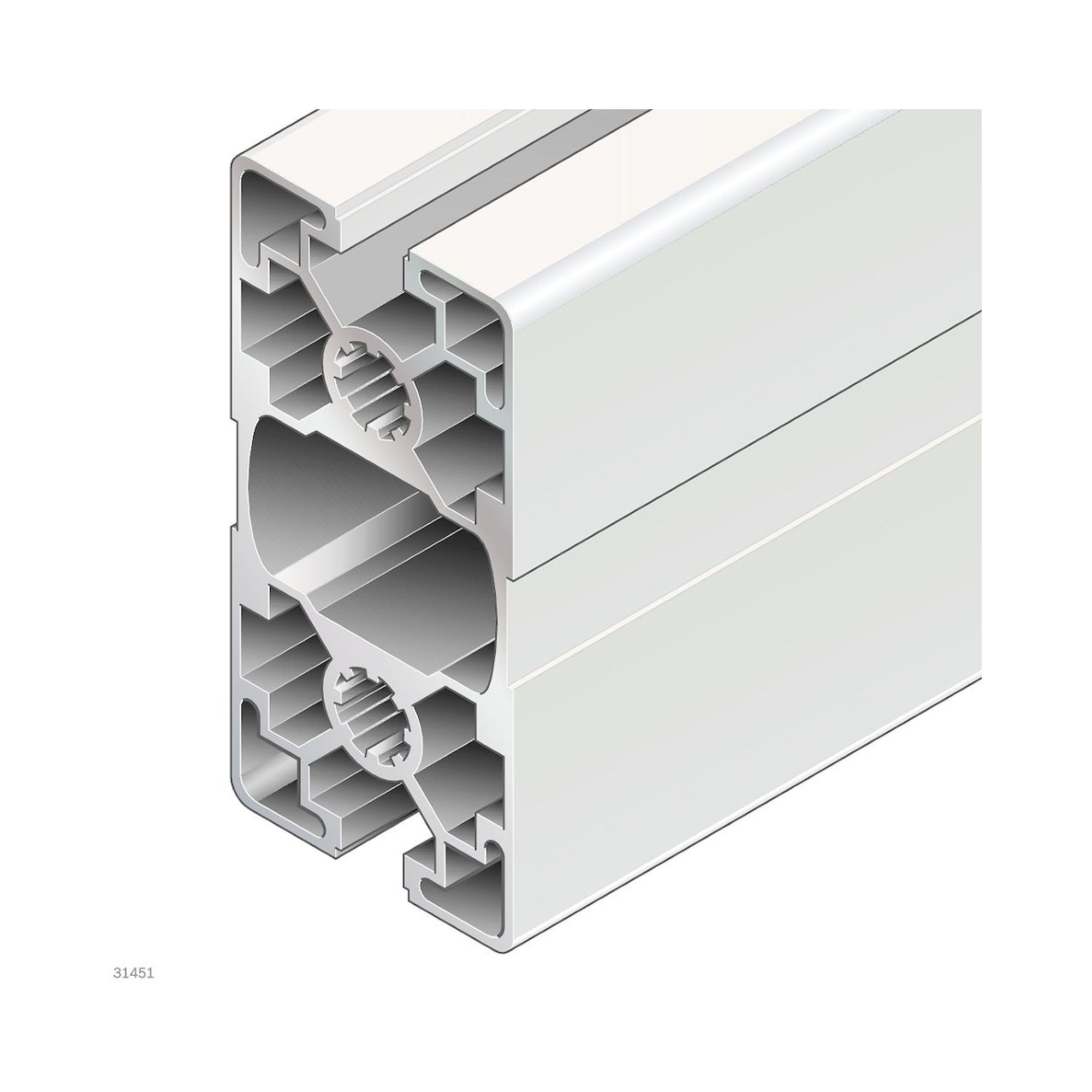 Bosch Rexroth 3842538299. Strebenprofil, 45X90L 2N 12X6070mm