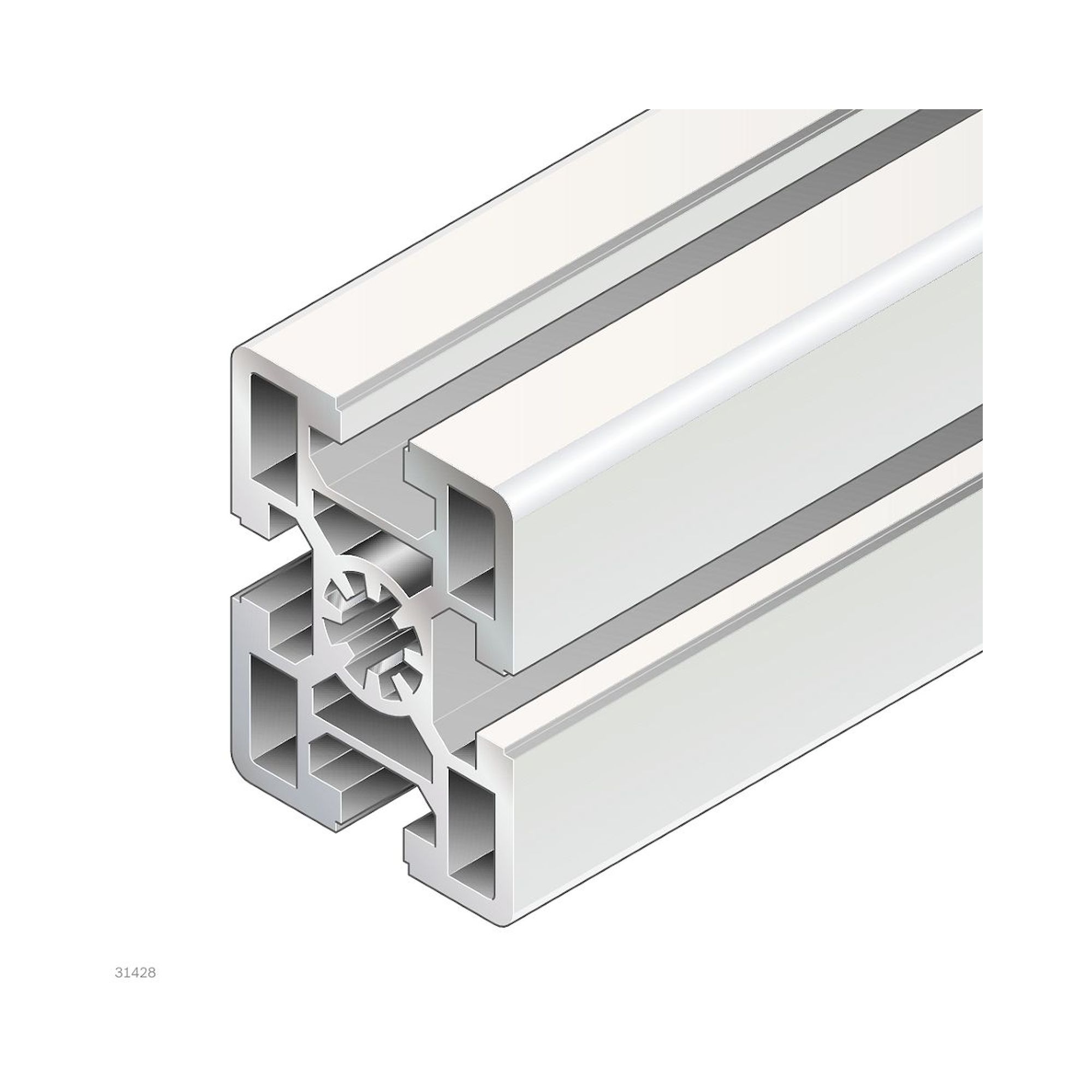 Bosch Rexroth 3842993085-1000. Strebenprofil, 45X60 2XD17LF. 1000 mm