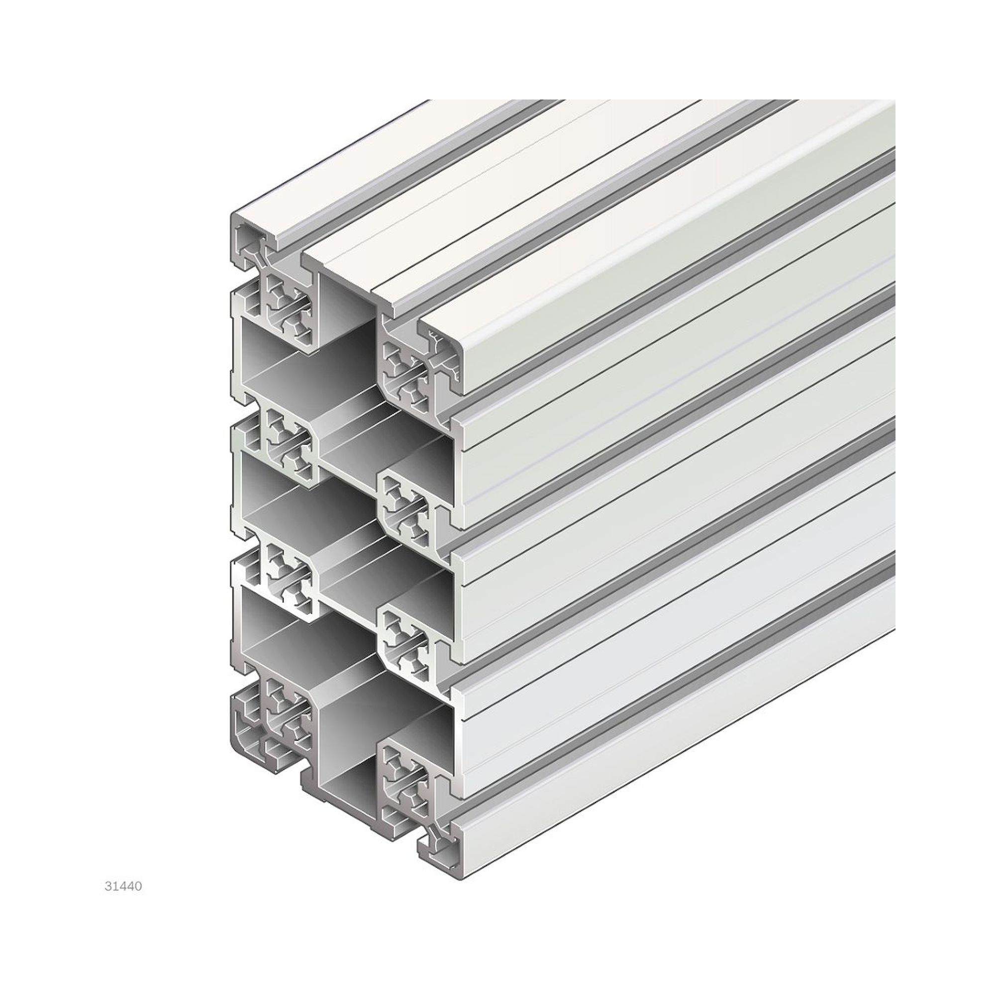 Bosch Rexroth 3842993182. Strebenprofil, 100X200L D17, Zuschnittpreis