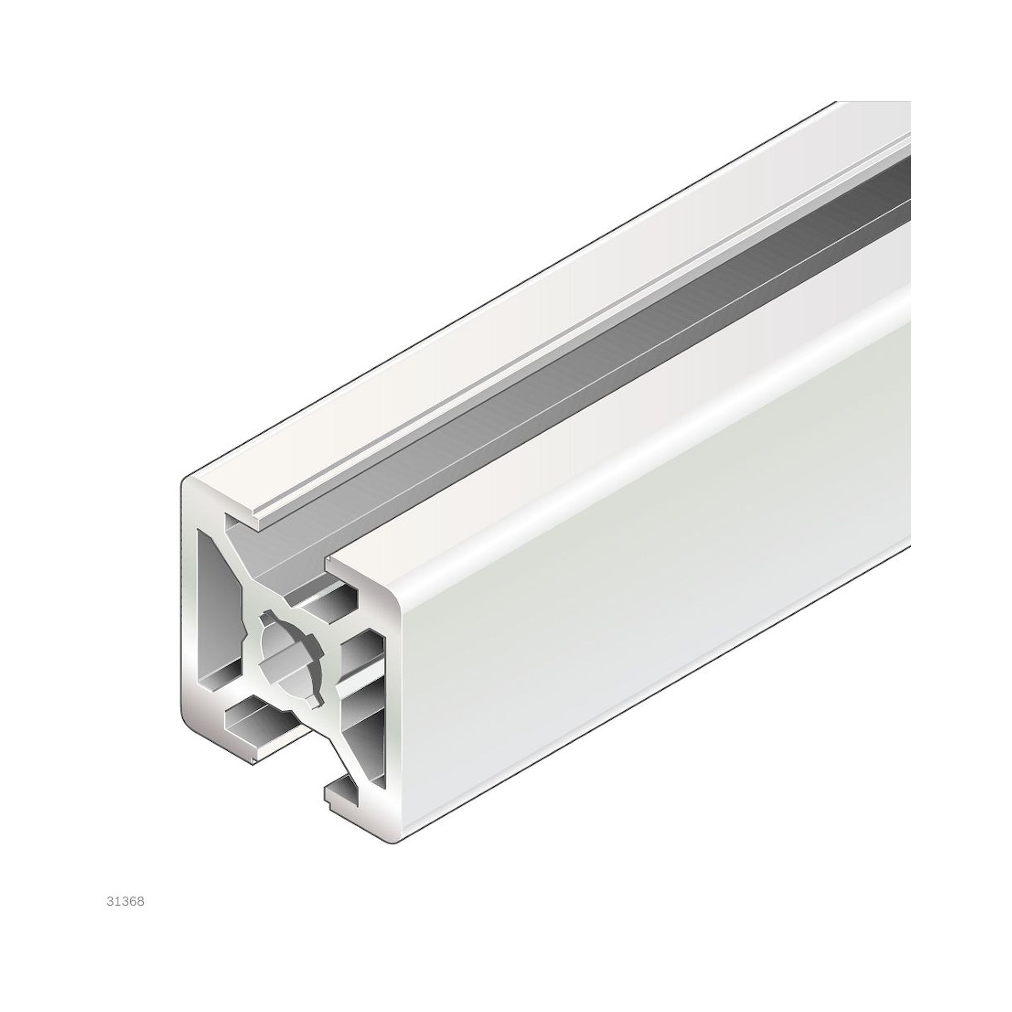 Bosch Rexroth 3842993422-1000. Strebenprofil, 20X20 2N. 1000 mm