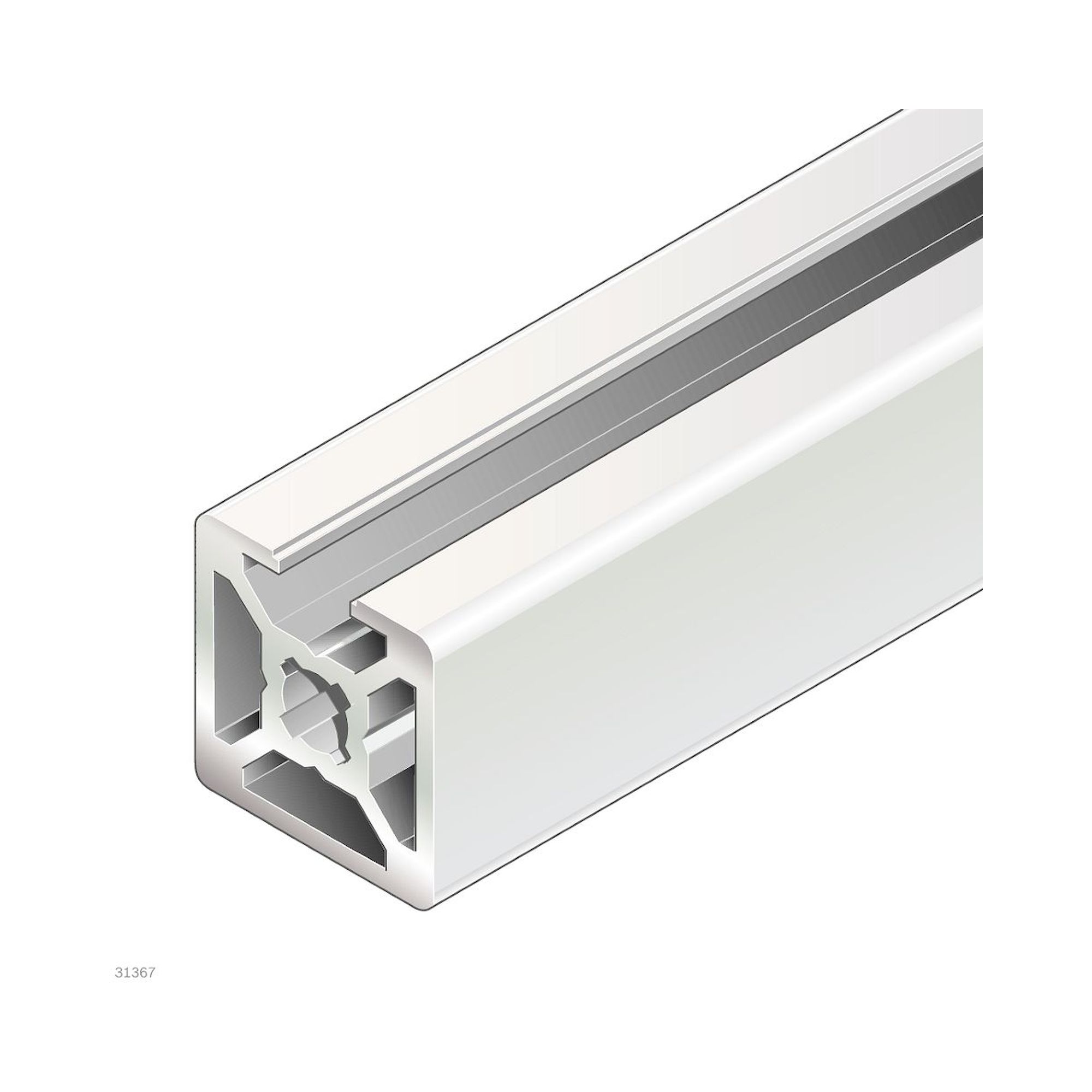 Bosch Rexroth 3842993421-1000. Strebenprofil, 20X20 1N. 1000 mm