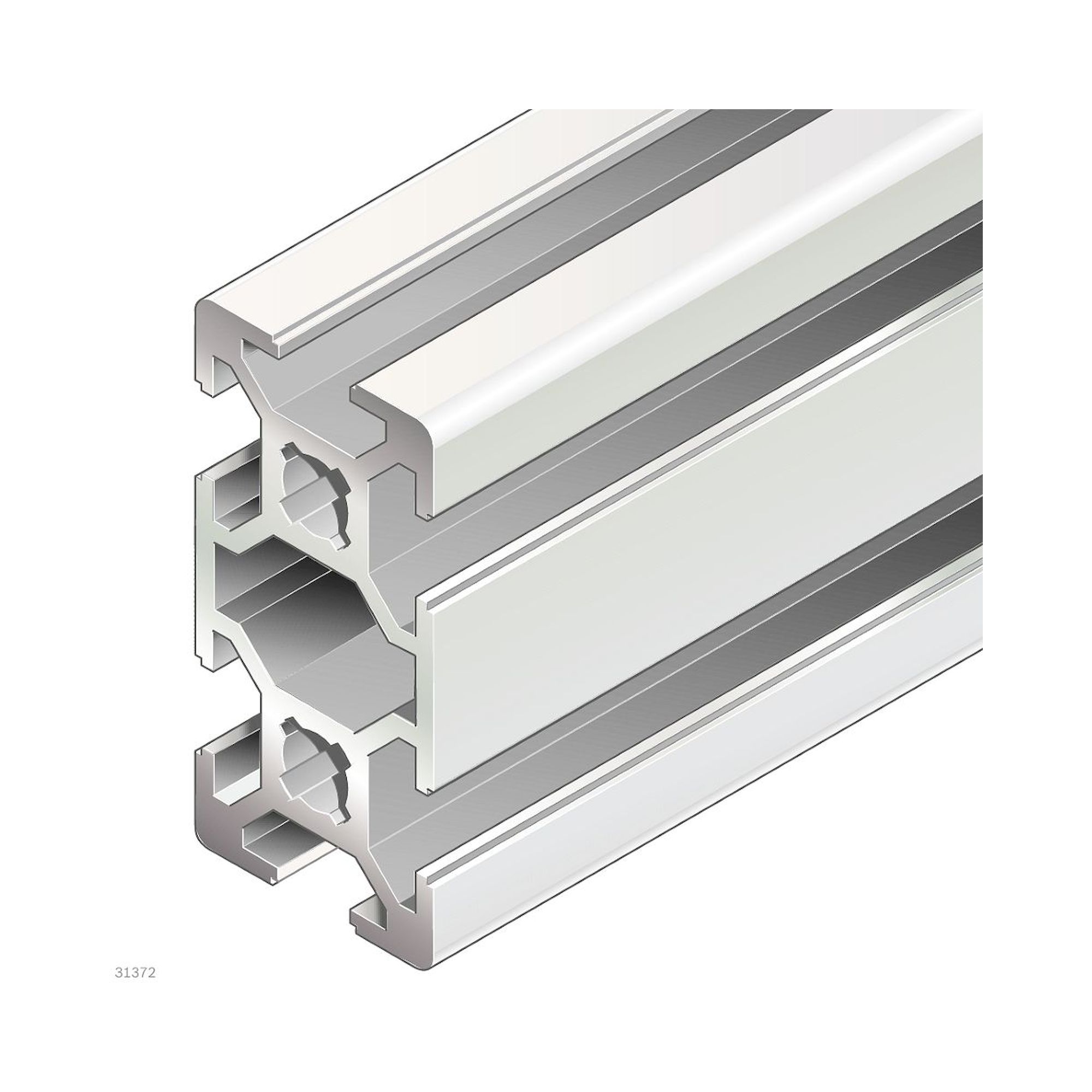 Bosch Rexroth 3842993500-1000. Strebenprofil, 20X40 D8/D8VS. 1000 mm