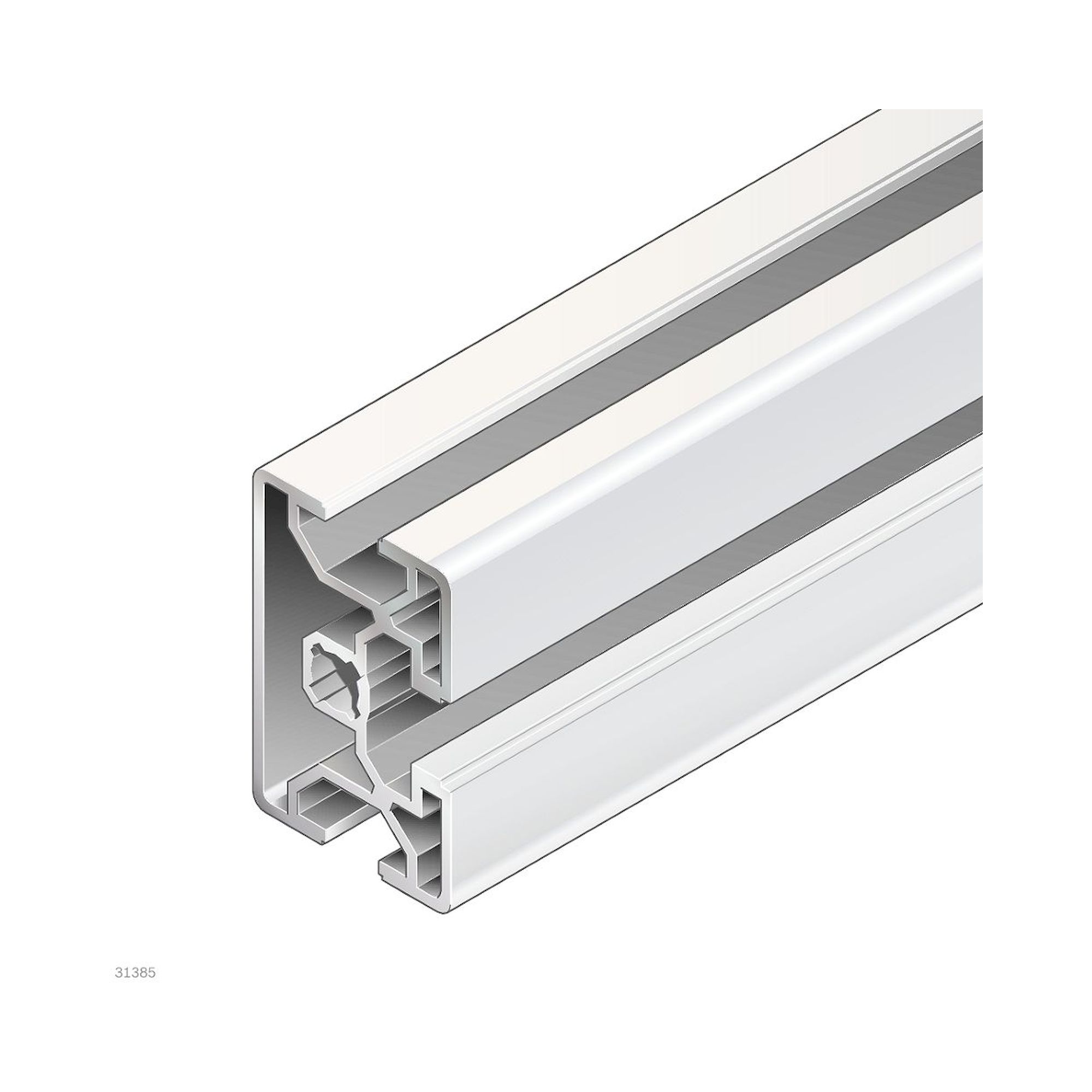 Bosch Rexroth 3842992431-1000. Strebenprofil, 30X45 M8/-. 1000 mm