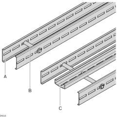 Bosch Rexroth 3842547905. Streckenprofil, VFPlus STS 1/2 2X3024