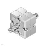 Bosch Rexroth 3842538658. Endverbinder, 45X45 Silver Set