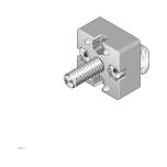 Bosch Rexroth 3842538696. T-Verbinder, 30X30 Silver Set