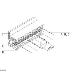 Bosch Rexroth 3842535683. Rollenhalter, L=300