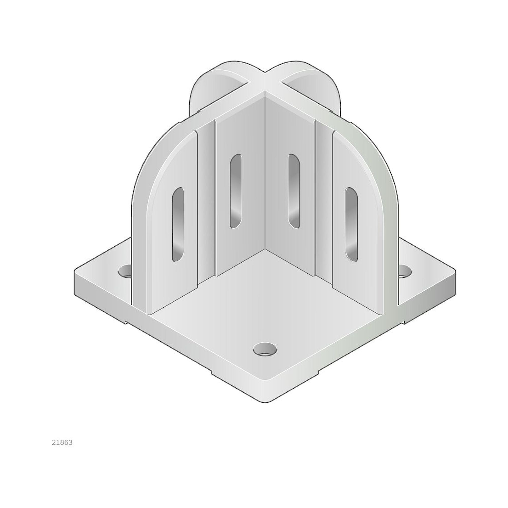 Bosch Rexroth 3842524469. FussPlatte, 150X150X120