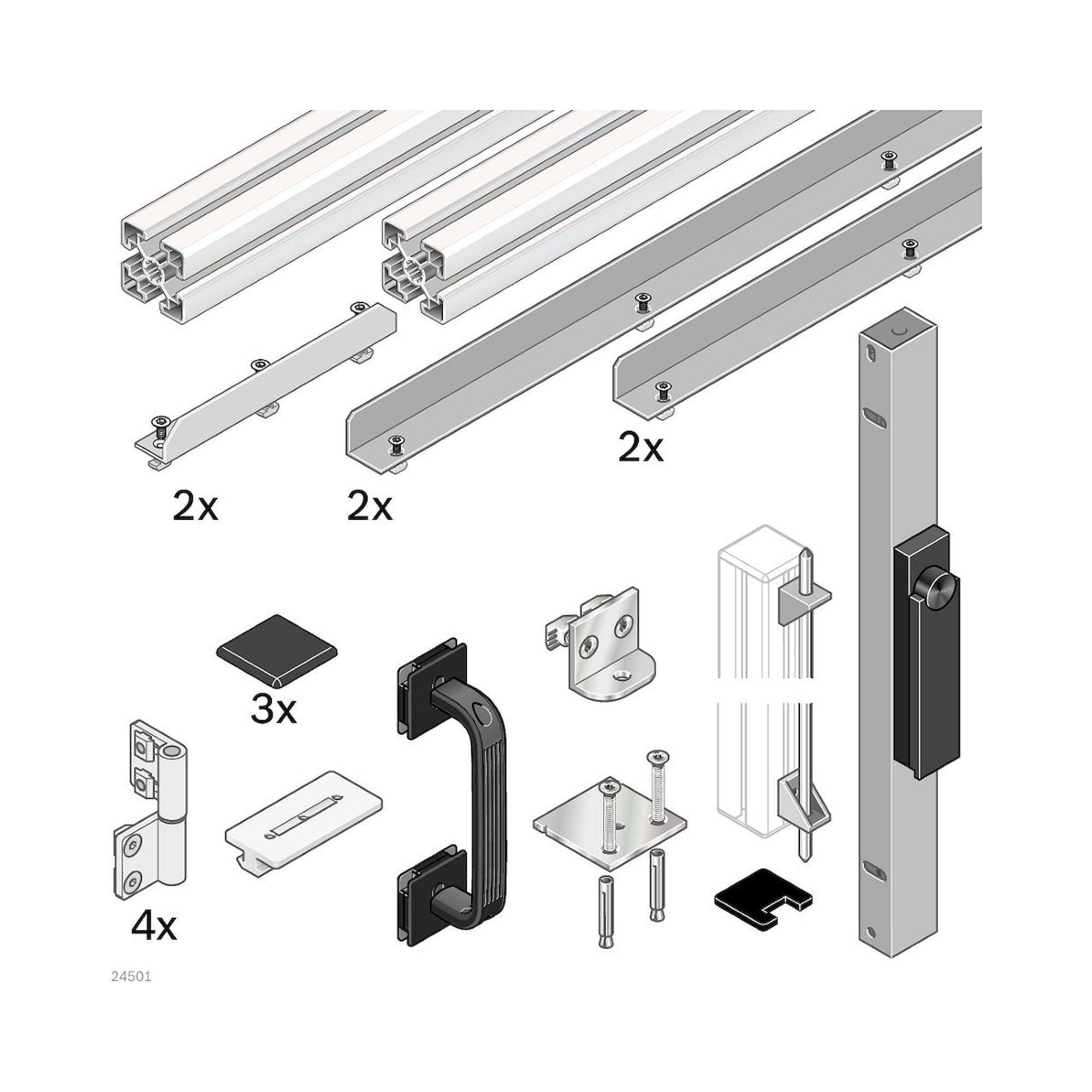 Bosch Rexroth 3842525781. Bausatz, DOPPELTüR 1500