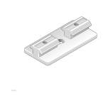 Bosch Rexroth 3842552423. Gleiter, 8 FLAT LOCKABLE