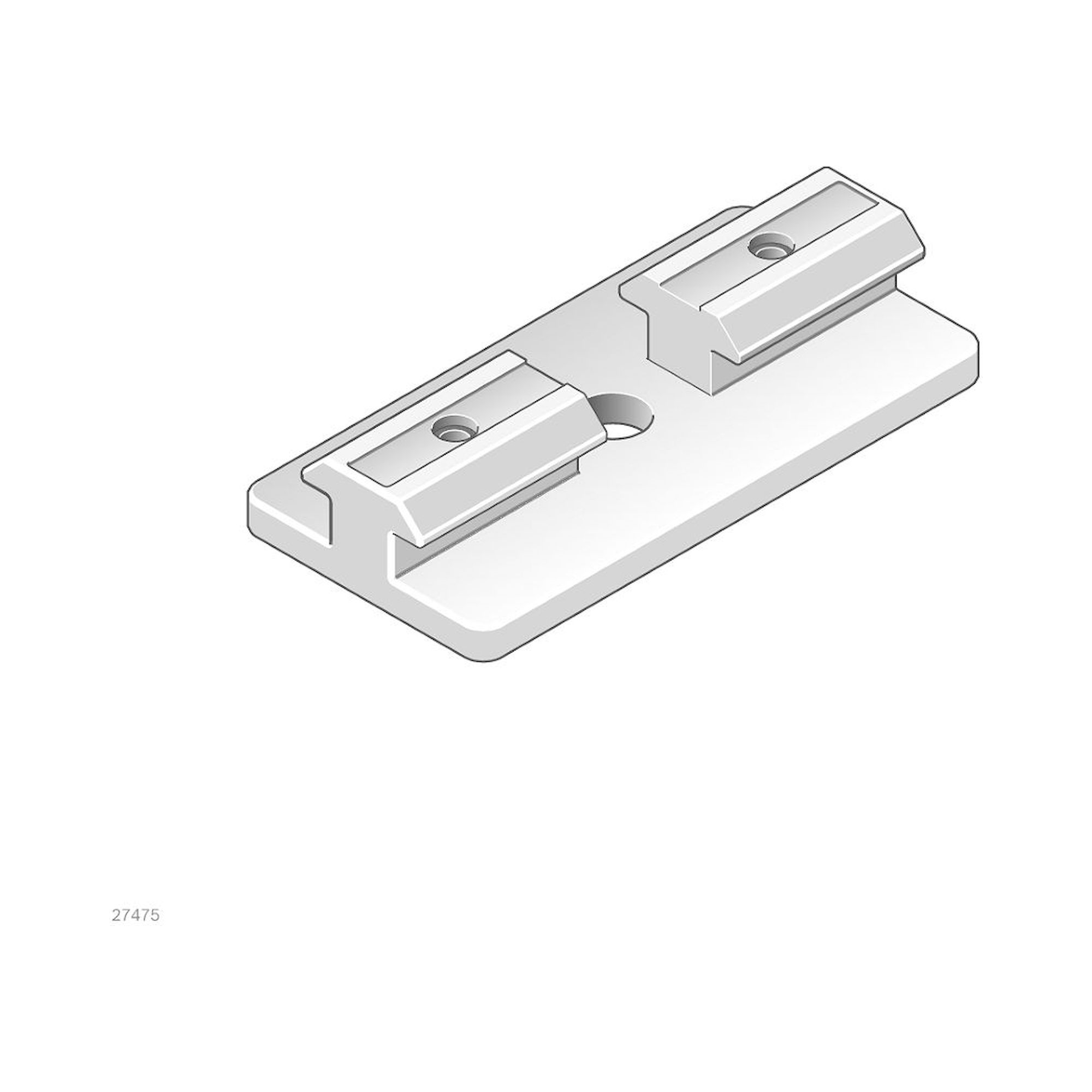 Bosch Rexroth 3842552424. Gleiter, 10 FLAT LOCKABLE