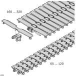 Bosch Rexroth 3842546073. Flat conveyor chain VFplus 240