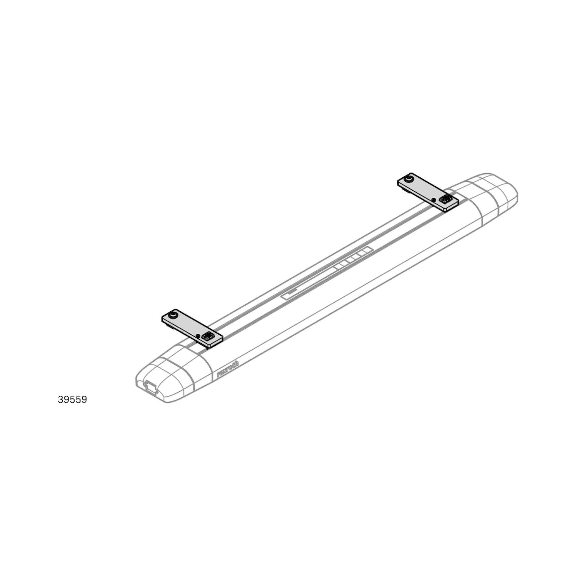 Bosch Rexroth 3842563254. Befestigungssatz PLATE SL LED BASIC