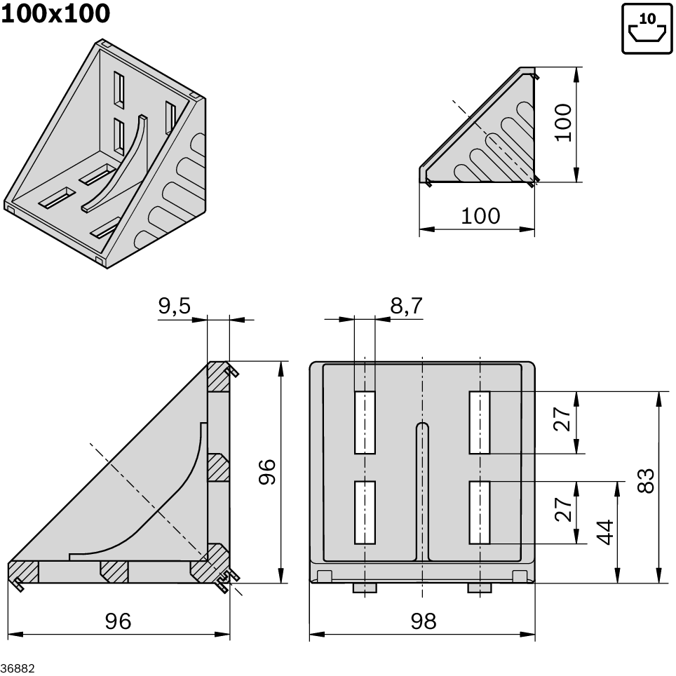 Dimensional drawing 3842530361