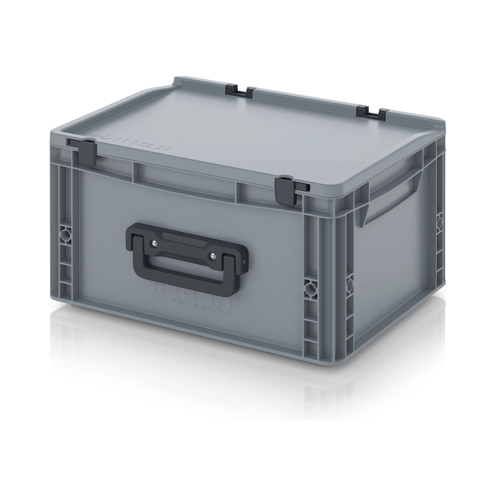 ED 43/22 HG 2GL. Eurobehälter Koffer 2GL, 40x30x23,5 cm