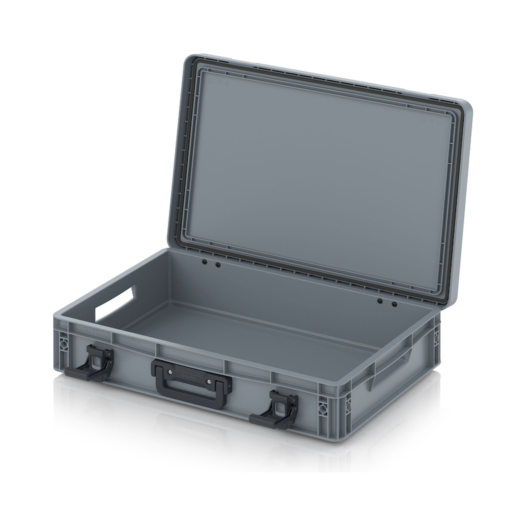 EDP 64/12 1G. Eurobehälter mit Scharnierdeckel Pro, 60x40x13,5 cm