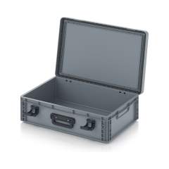 EDP 64/17 HG 1G. Eurobehälter mit Scharnierdeckel Pro, 60x40x18,5 cm
