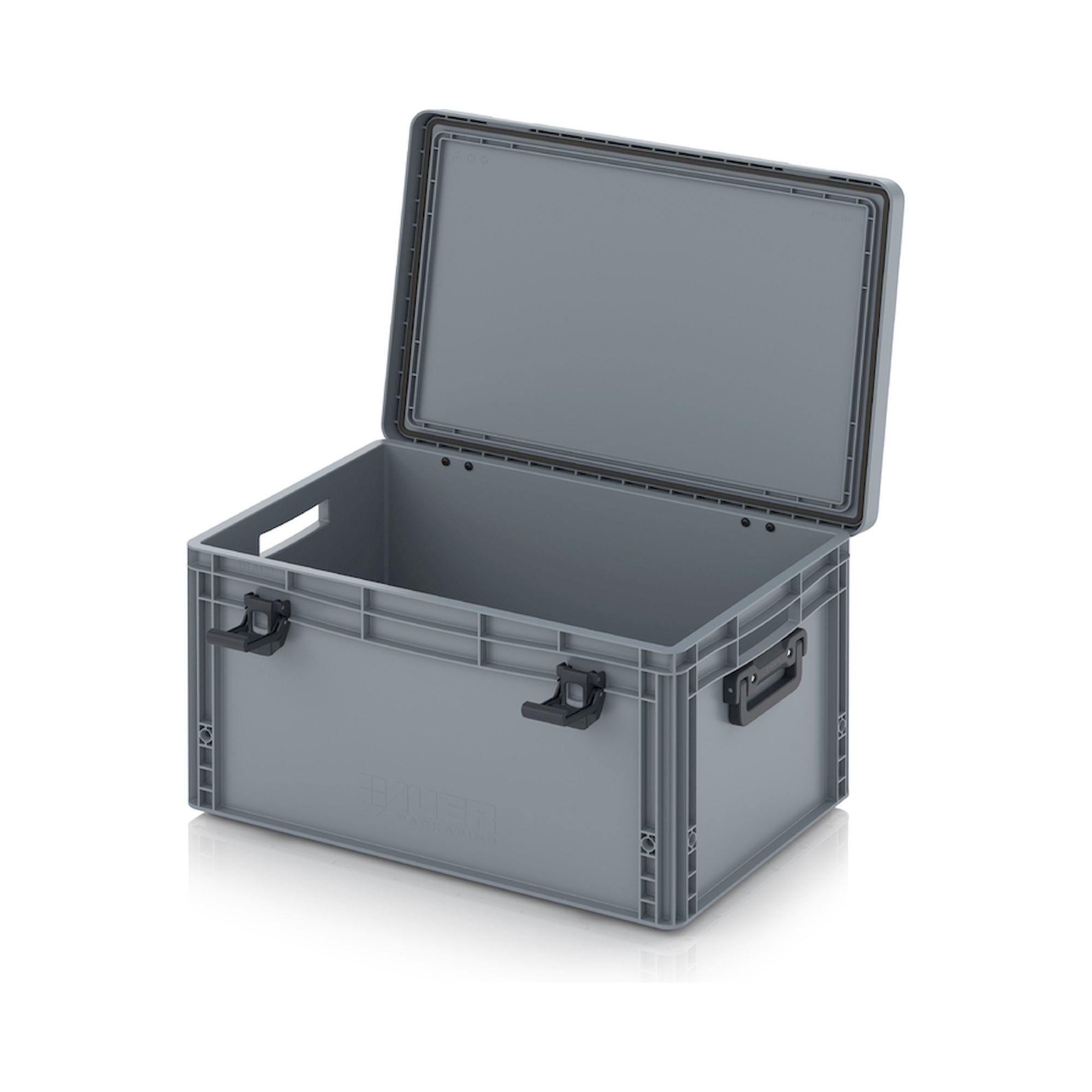 EDP 64/32 2G. Eurobehälter mit Scharnierdeckel Pro, 60x40x33,5 cm