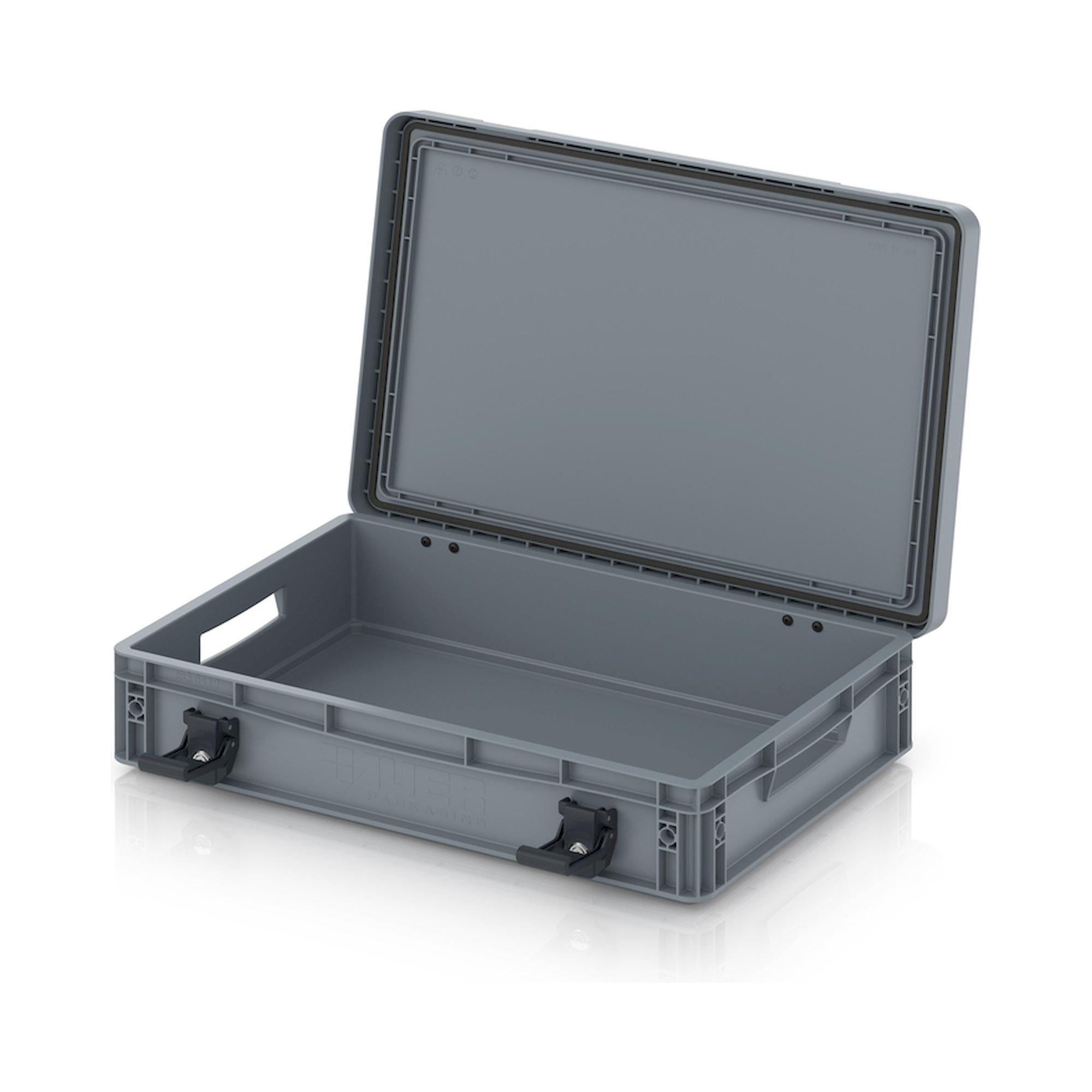 EDP S 64/12. Eurobehälter mit Scharnierdeckel Pro, 60x40x13,5 cm