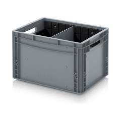 Auer EG GEF QLT 4327. Eurobehälter mit Quer- und Längsteiler
