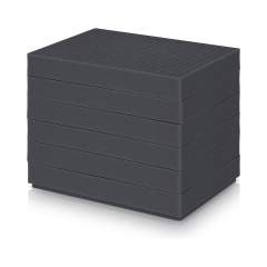 EG S SEWW 43/32. Würfelschaumpolster für Eurobehälter, 37x27x31 cm