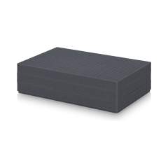 EG S SEWW 64/17. Würfelschaumpolster für Eurobehälter, 56x36x16 cm