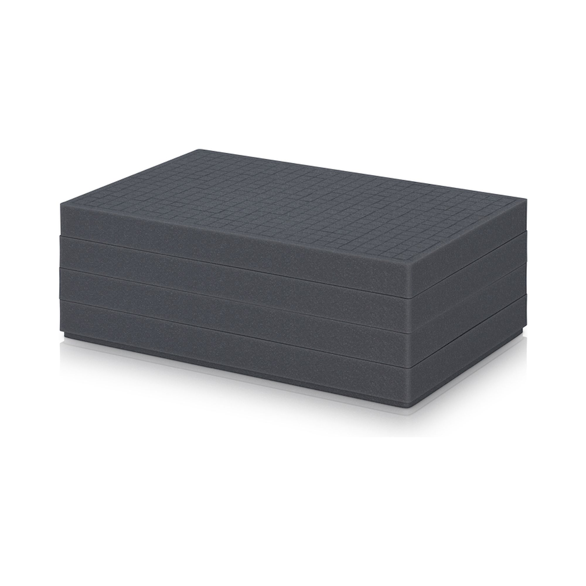 EG S SEWW 64/22. Würfelschaumpolster für Eurobehälter, 56x36x21 cm